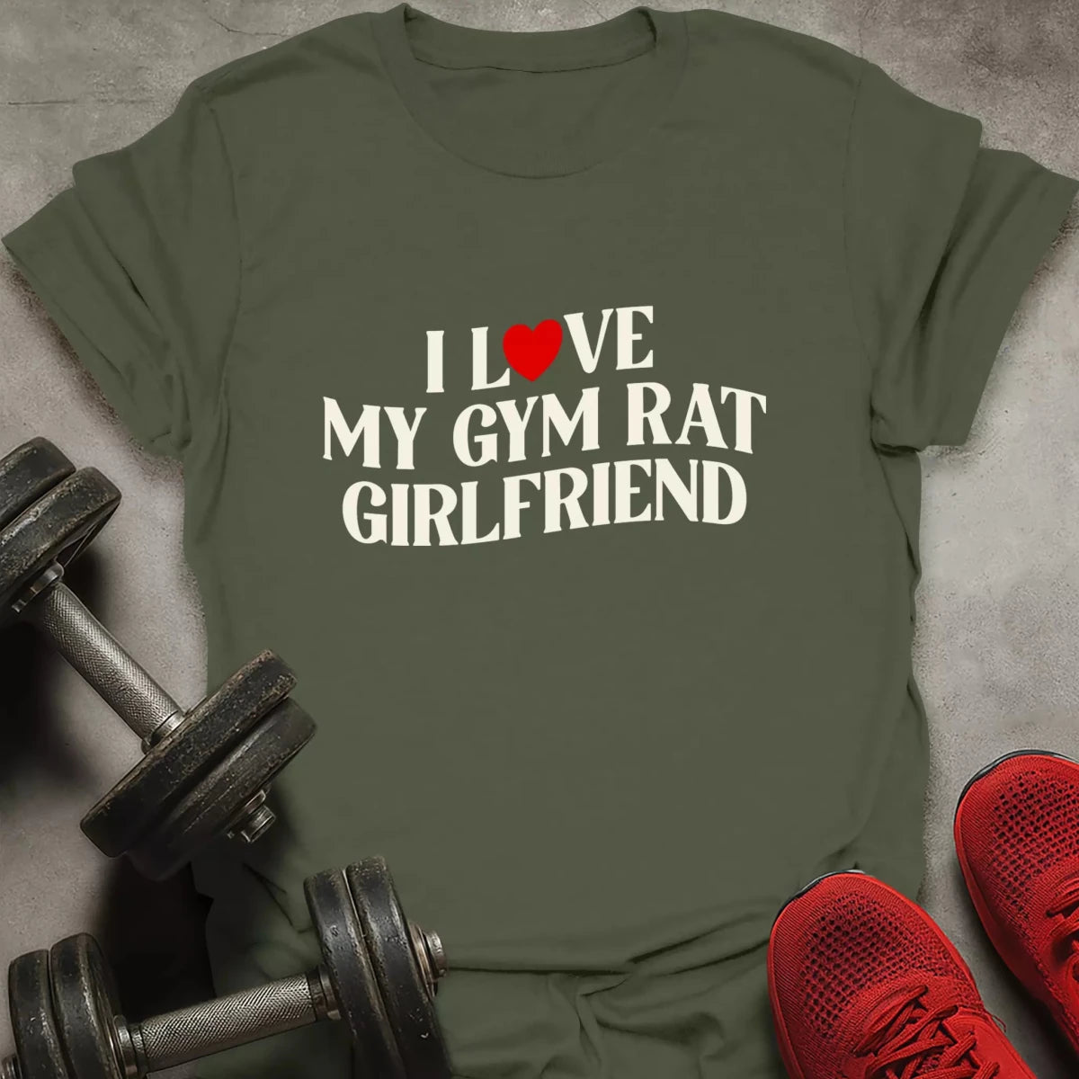 Gym Rat Girlfriend T-Shirt - AstraLifts