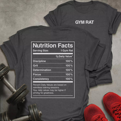 Gym Rat Nutrition T-Shirt - AstraLifts
