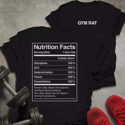 Gym Rat Nutrition T-Shirt - AstraLifts