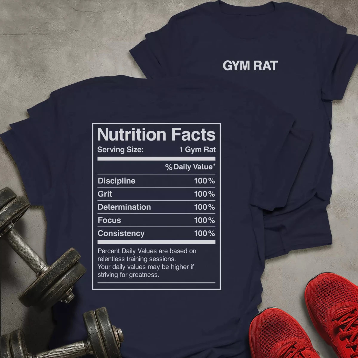 Gym Rat Nutrition T-Shirt - AstraLifts