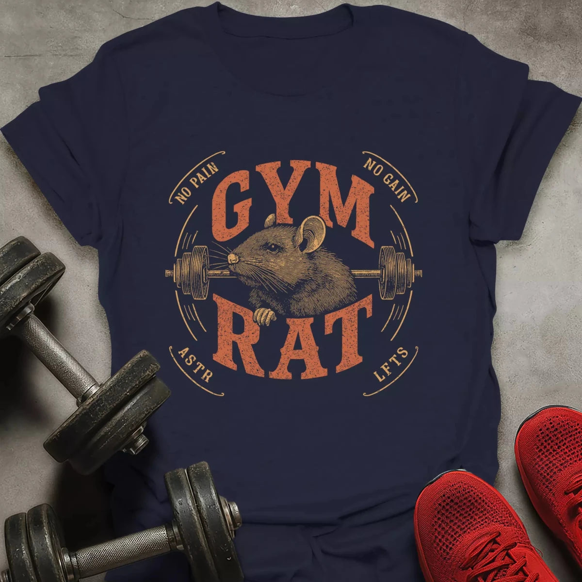 Gym Rat T-Shirt - AstraLifts