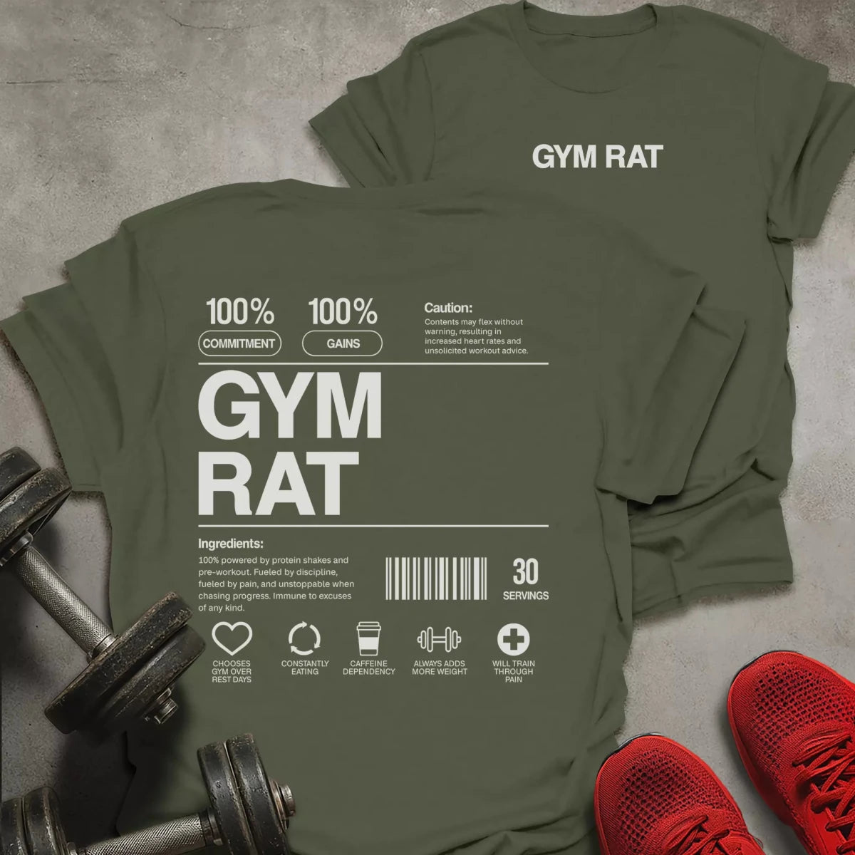 Gym Rats Contents T-Shirt - AstraLifts