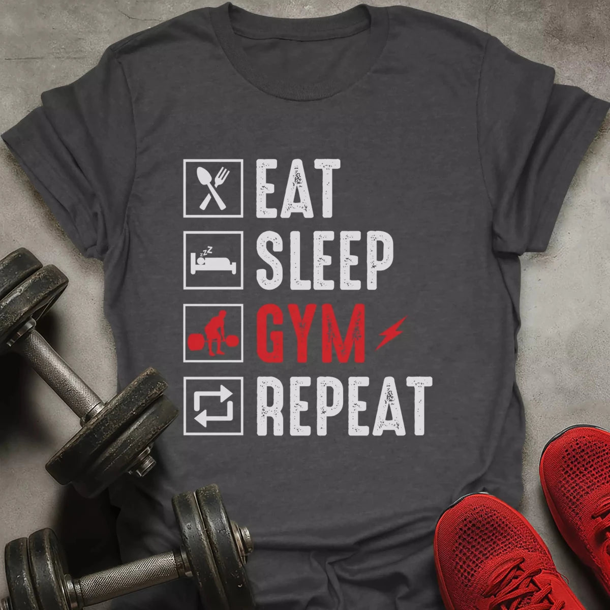 Gym Repeat T-Shirt - AstraLifts
