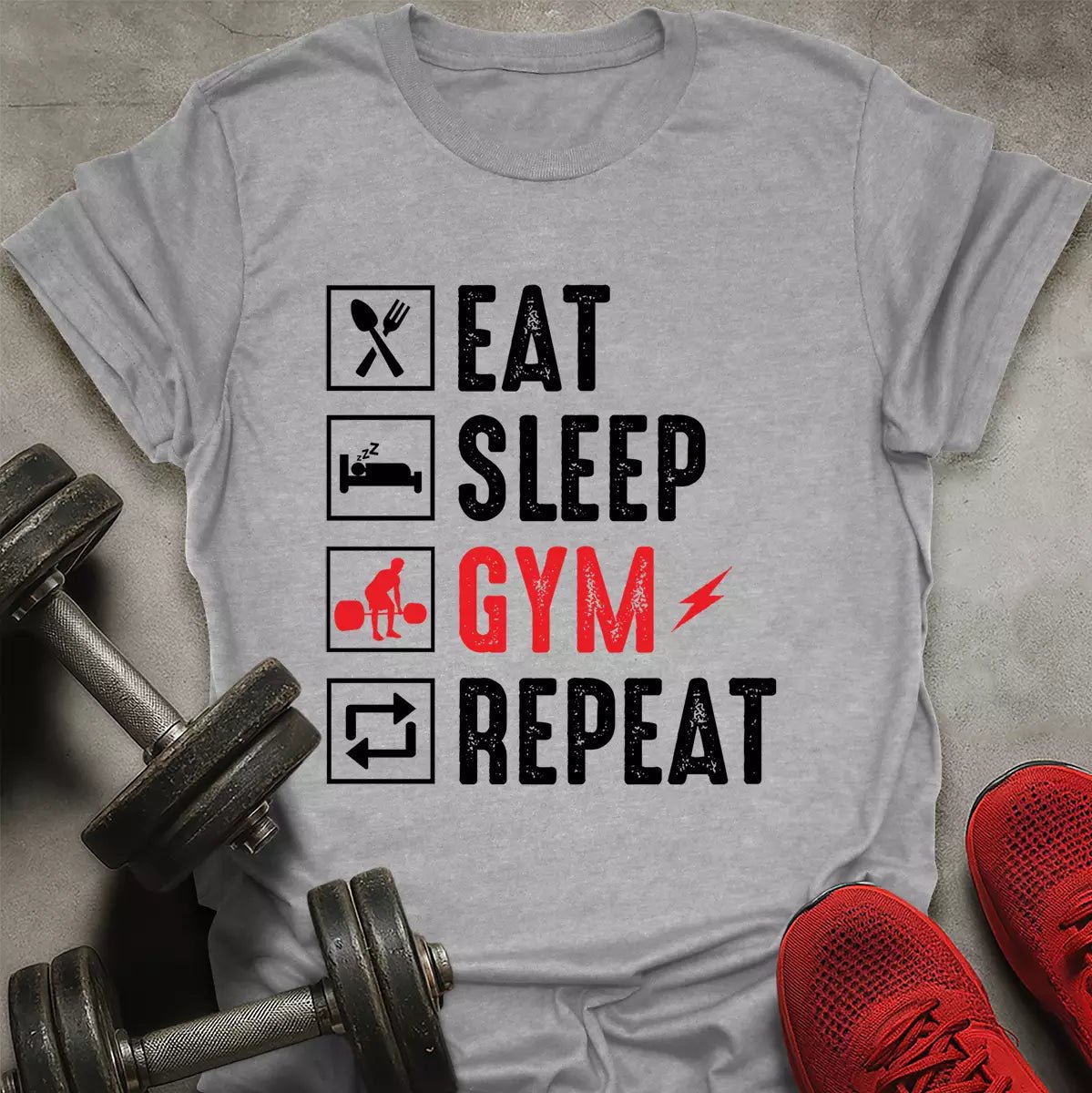 Gym Repeat T-Shirt - AstraLifts