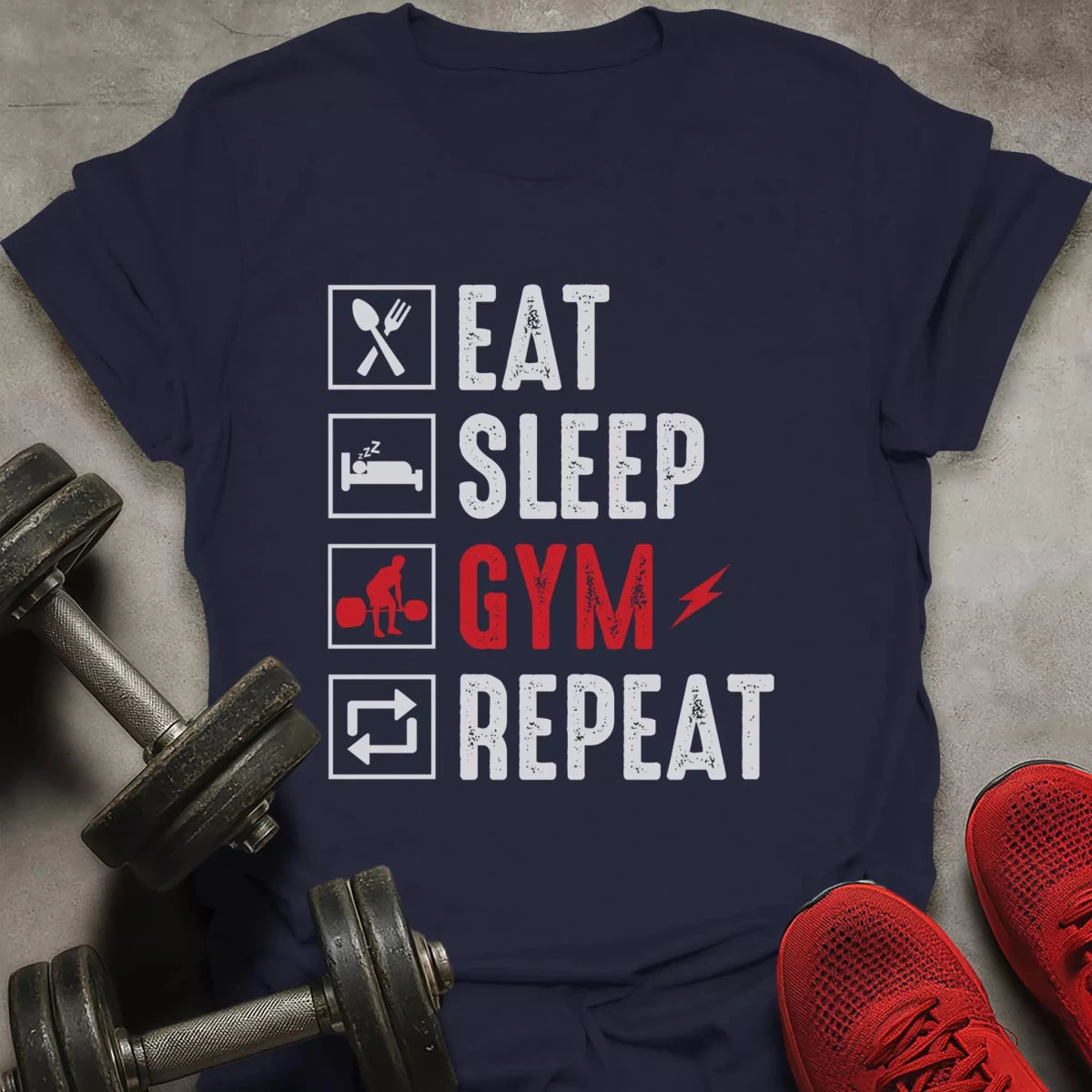 Gym Repeat T-Shirt - AstraLifts