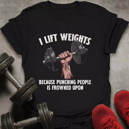 I Lift Weights T-Shirt - AstraLifts