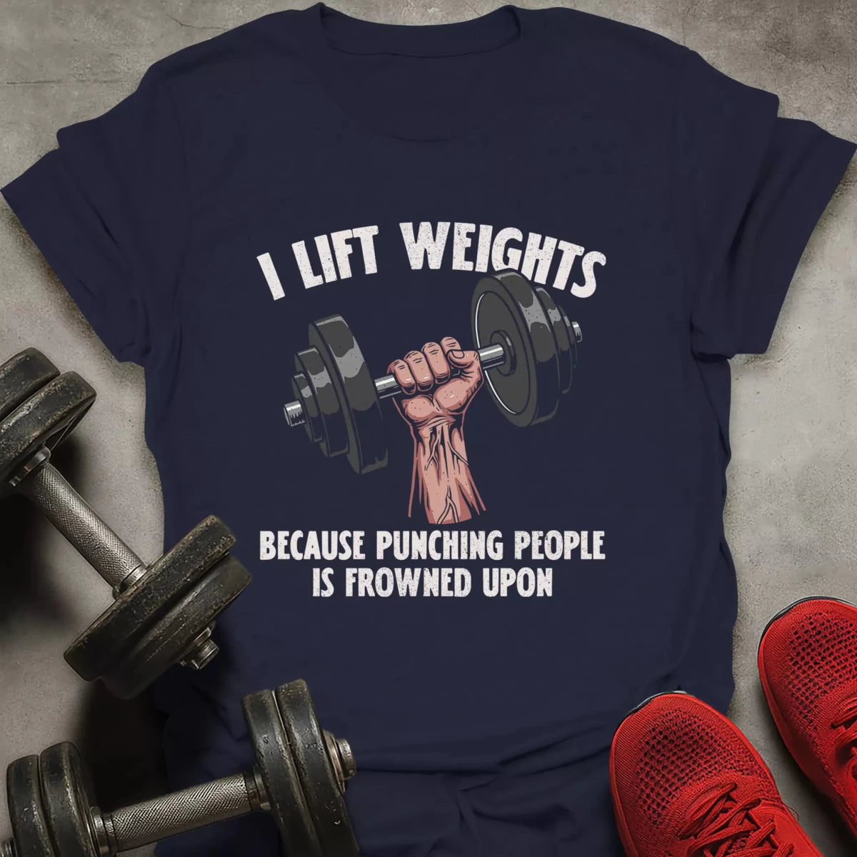 I Lift Weights T-Shirt - AstraLifts