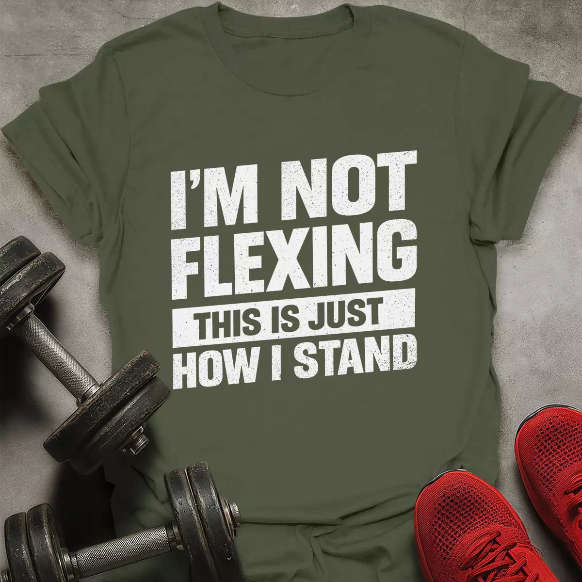 I'm Not Flexing T-Shirt - AstraLifts