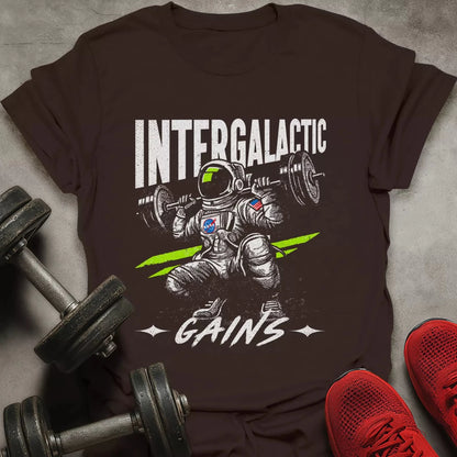 Intergalactic Gains T-Shirt - AstraLifts