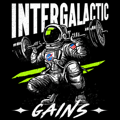 Intergalactic Gains T-Shirt - AstraLifts