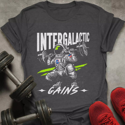 Intergalactic Gains T-Shirt - AstraLifts