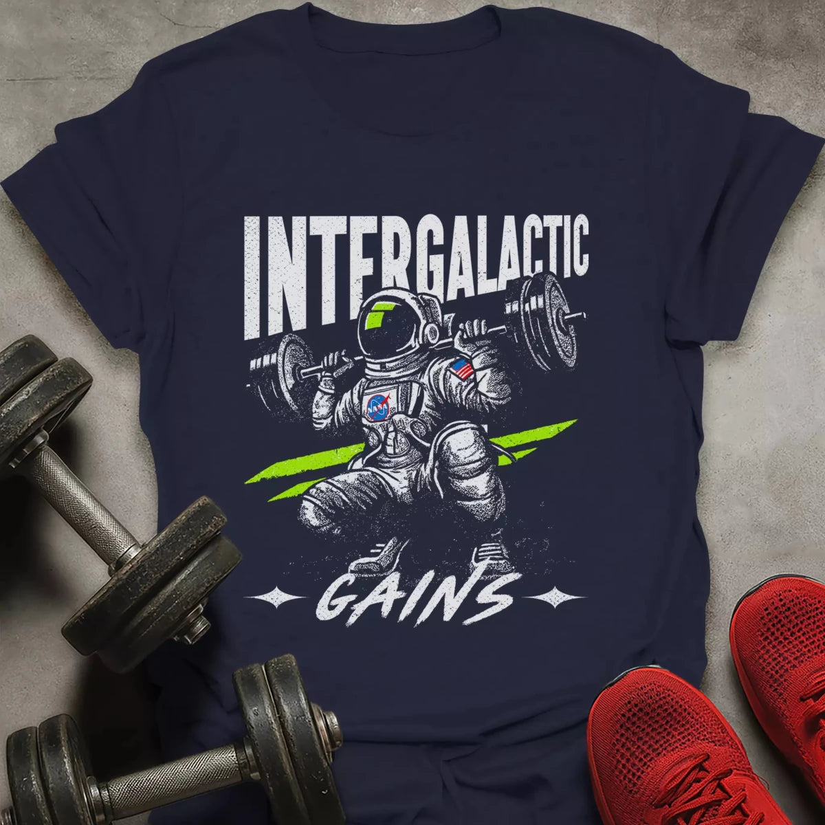 Intergalactic Gains T-Shirt - AstraLifts