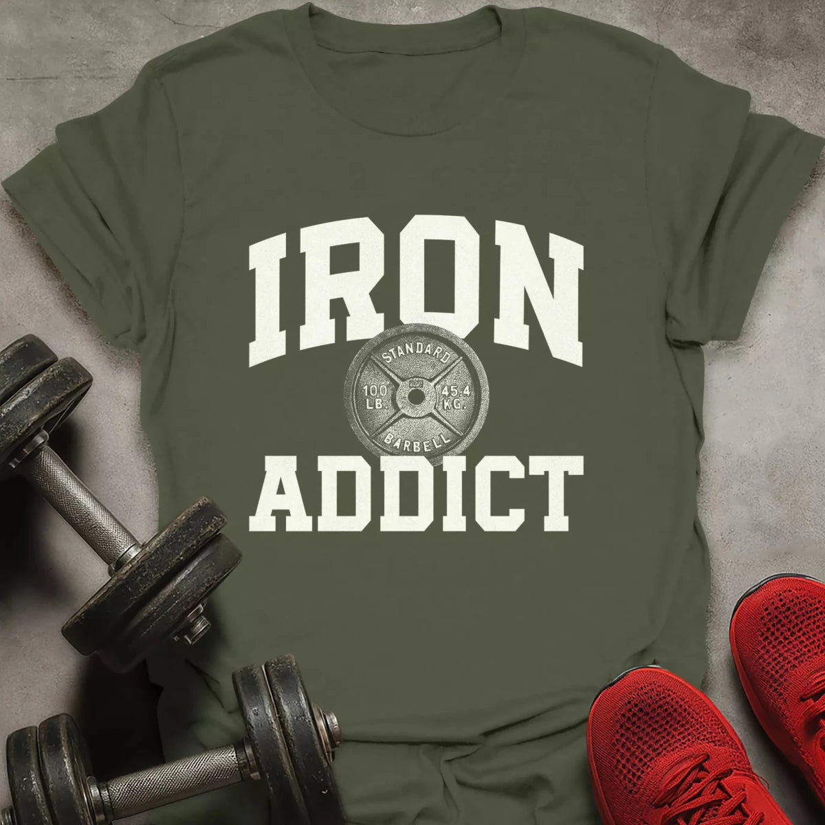 Iron Addict T-Shirt - AstraLifts