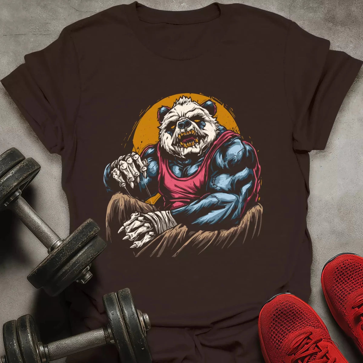 Jacked Panda T-Shirt - AstraLifts