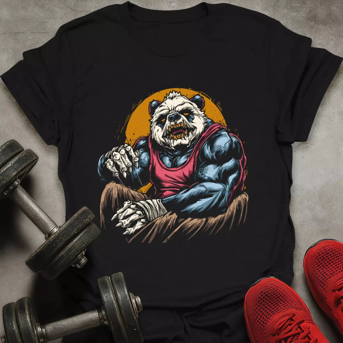 Jacked Panda T-Shirt - AstraLifts