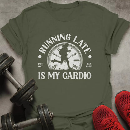 Late Is Cardio T-Shirt - AstraLifts