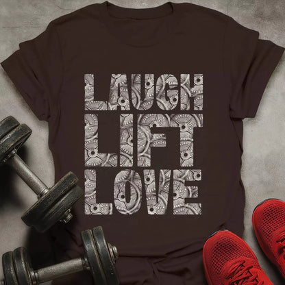 Laugh Lift Love T-Shirt - AstraLifts