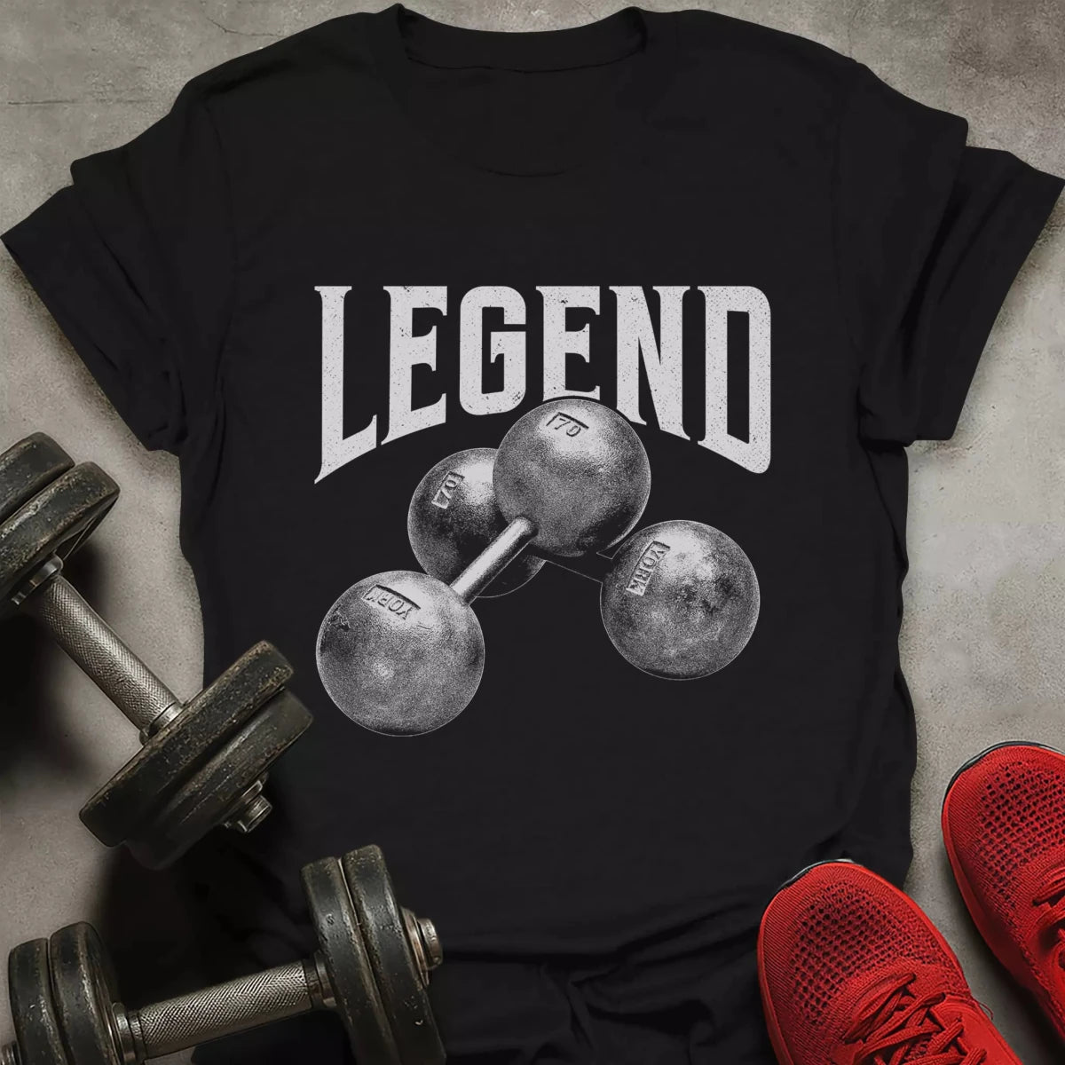 Legend Dumbbells T-Shirt - AstraLifts
