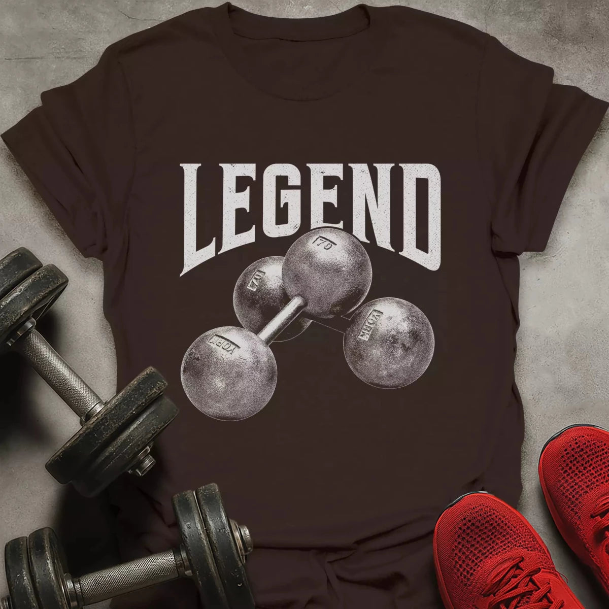 Legend Dumbbells T-Shirt - AstraLifts