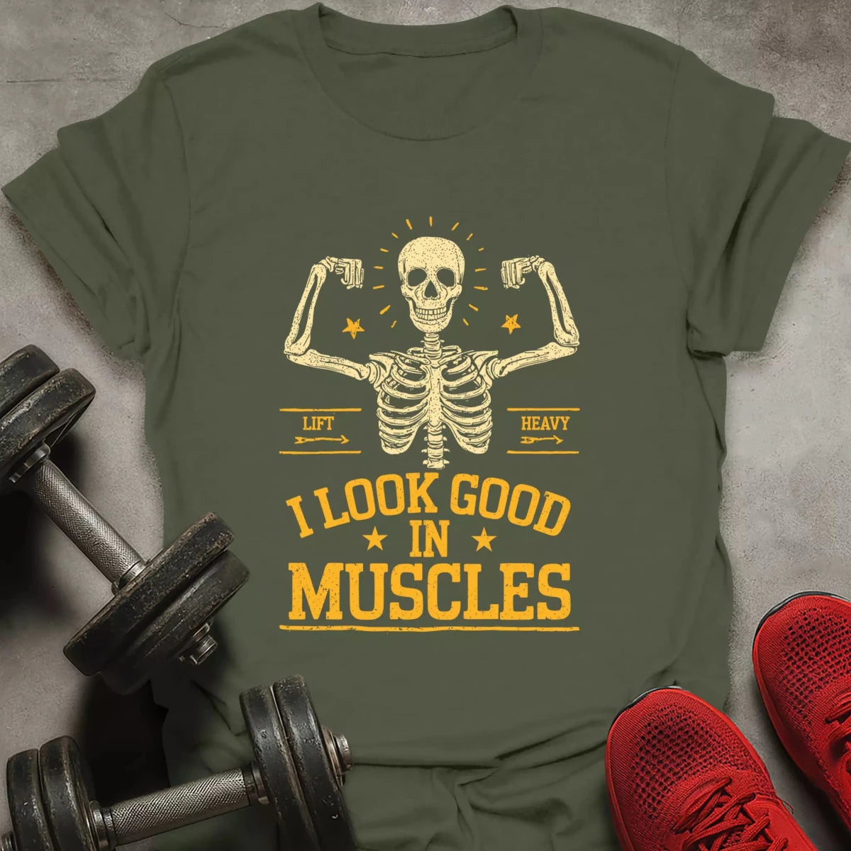 Look Good In Muscles T-Shirt - AstraLifts
