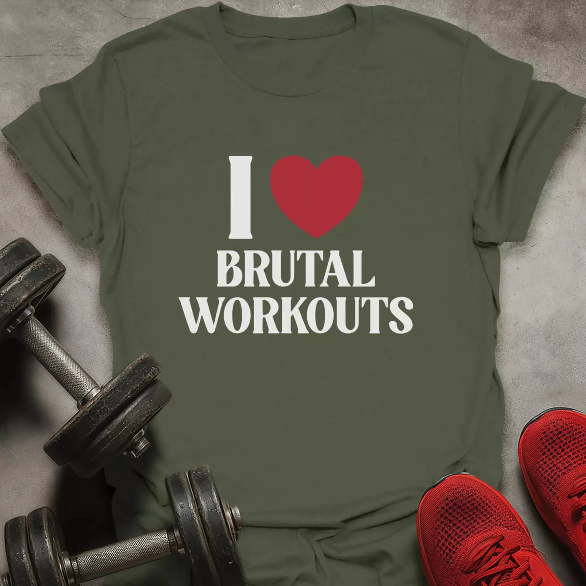 Love Brutal Workouts T-Shirt - AstraLifts
