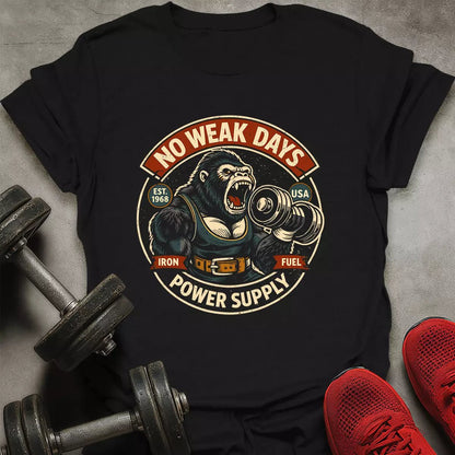 No Weak Days T-Shirt - AstraLifts