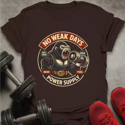 No Weak Days T-Shirt - AstraLifts