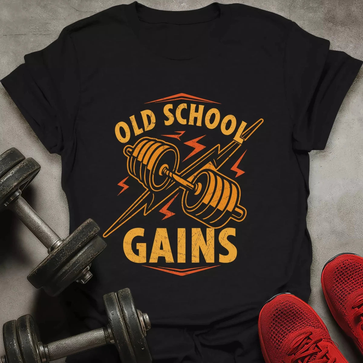 Old School Gains T-Shirt - AstraLifts