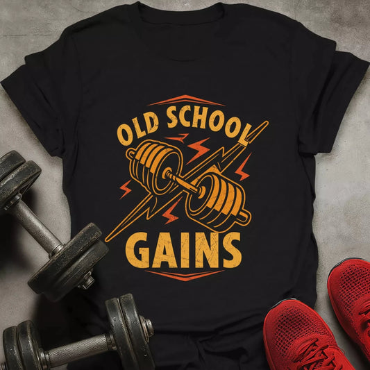Old School Gains T-Shirt - AstraLifts