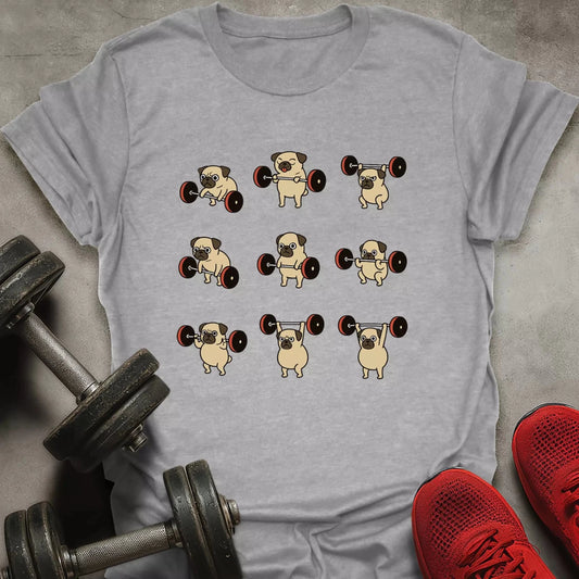 Pug Lifting T-Shirt - AstraLifts