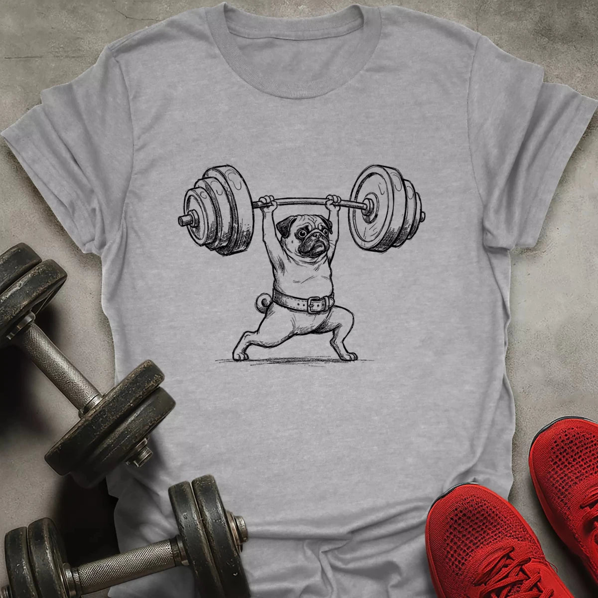 Pug Split T-Shirt - AstraLifts