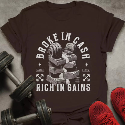 Rich In Gains T-Shirt - AstraLifts