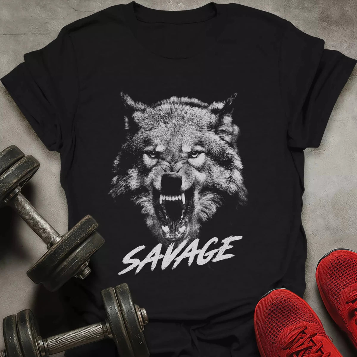 Savage Wolf T-Shirt - AstraLifts