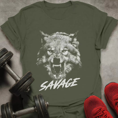 Savage Wolf T-Shirt - AstraLifts