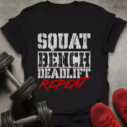 Squat Bench Deadlift T-Shirt - AstraLifts