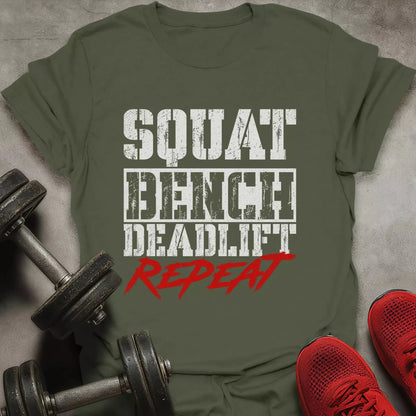 Squat Bench Deadlift T-Shirt - AstraLifts