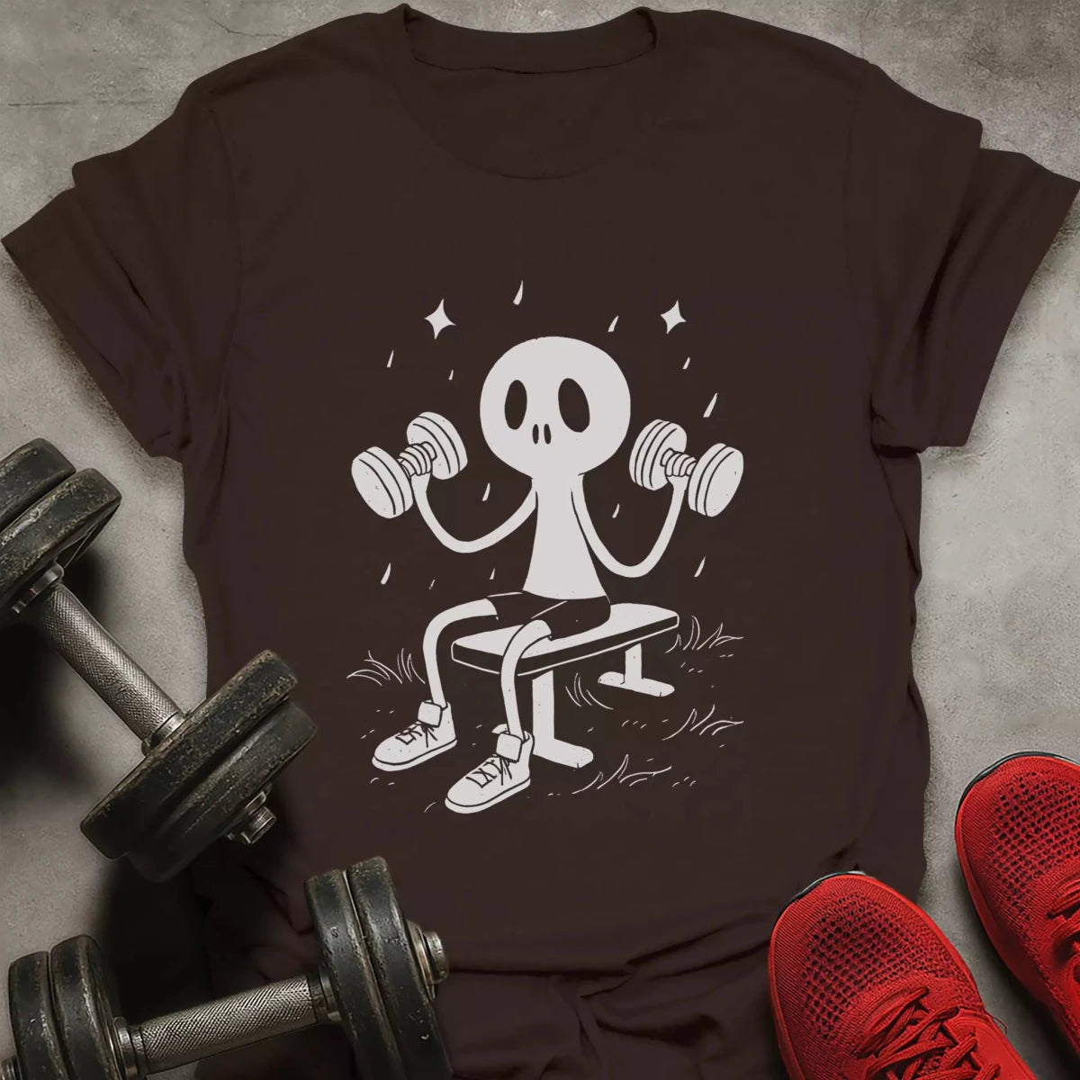 Stickman Working Out T-Shirt - AstraLifts