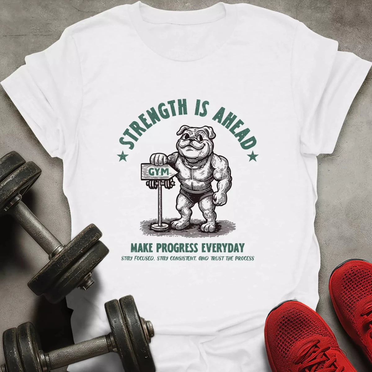 Strength Is Ahead T-Shirt - AstraLifts