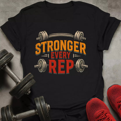 Stronger Every Rep T-Shirt - AstraLifts