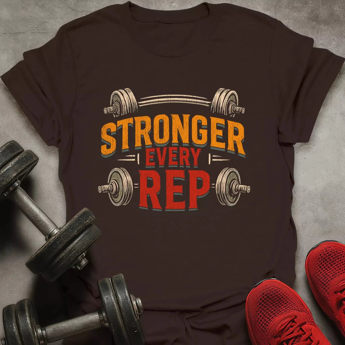 Stronger Every Rep T-Shirt - AstraLifts