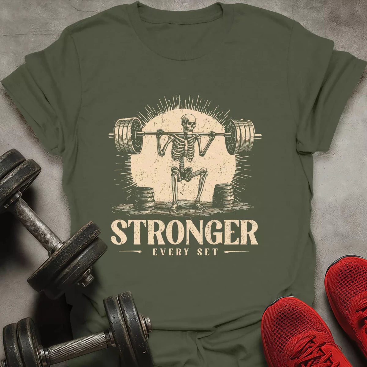 Stronger Every Set T-Shirt - AstraLifts
