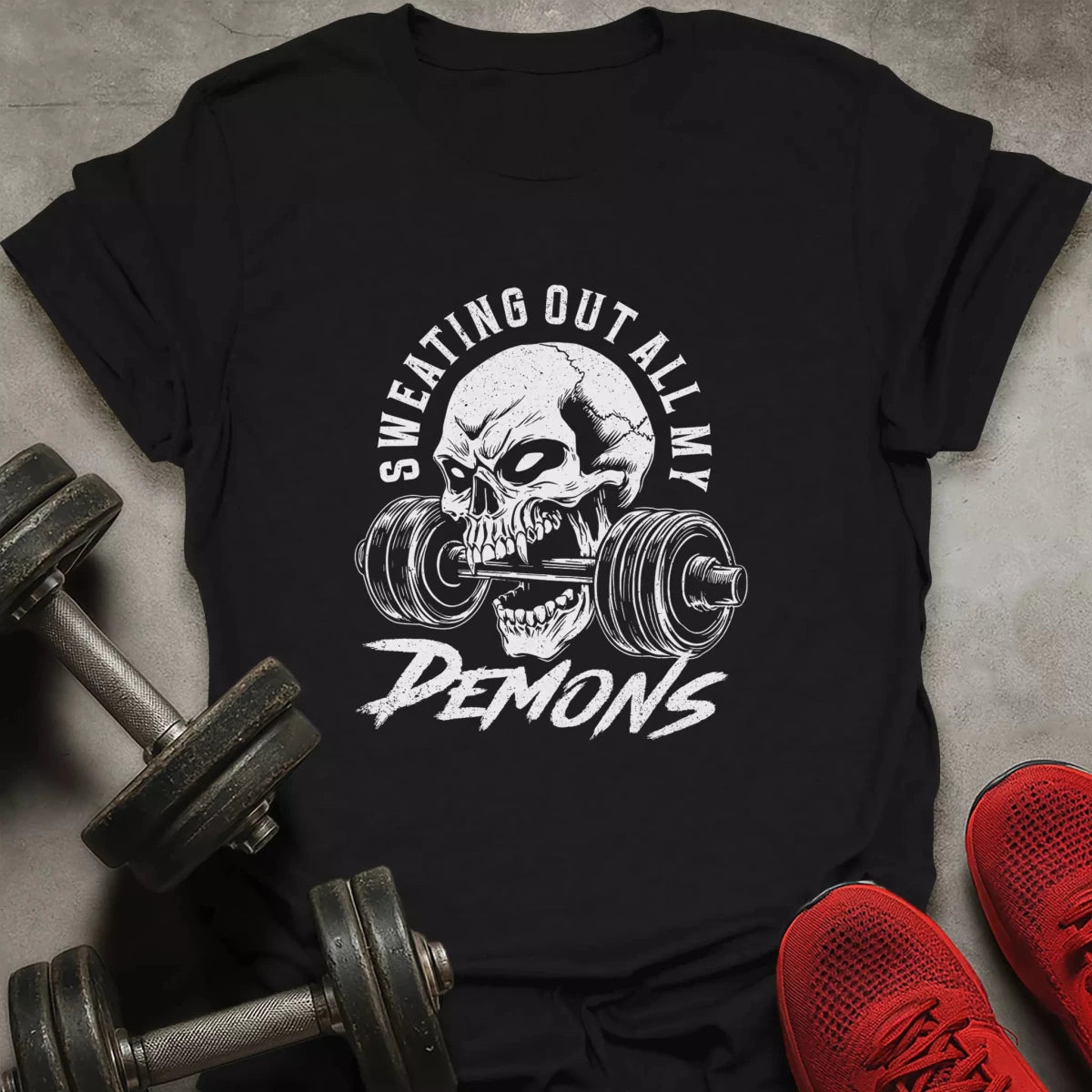 Sweating Out Demons T-Shirt - AstraLifts