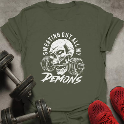 Sweating Out Demons T-Shirt - AstraLifts
