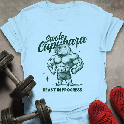 Swole Capybara T-Shirt - AstraLifts