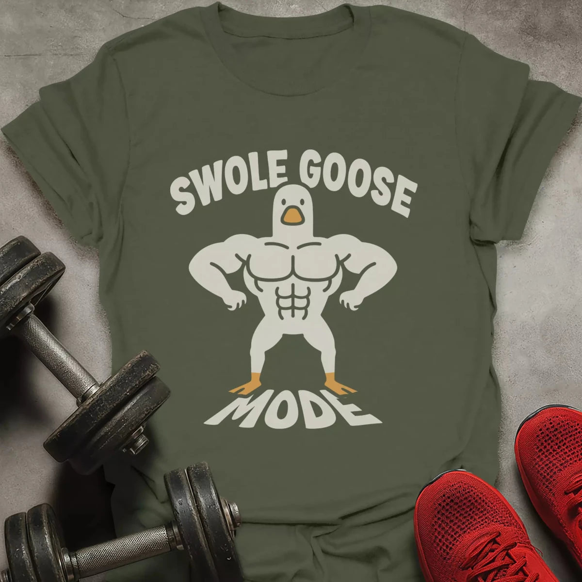 Swole Goose Mode T-Shirt - AstraLifts