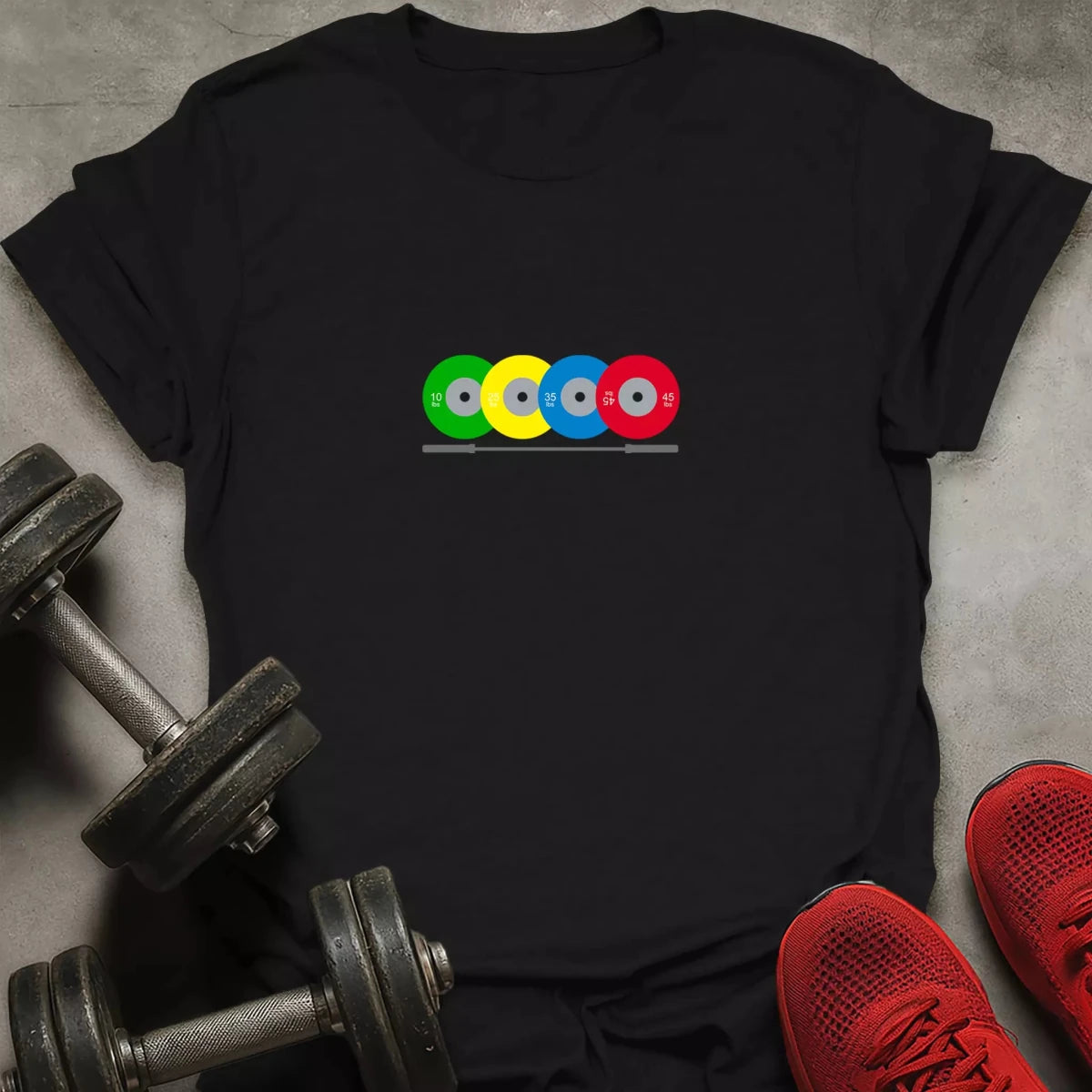 Weight Plates T-Shirt - AstraLifts