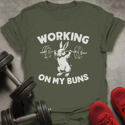 Working On My Buns T-Shirt - AstraLifts