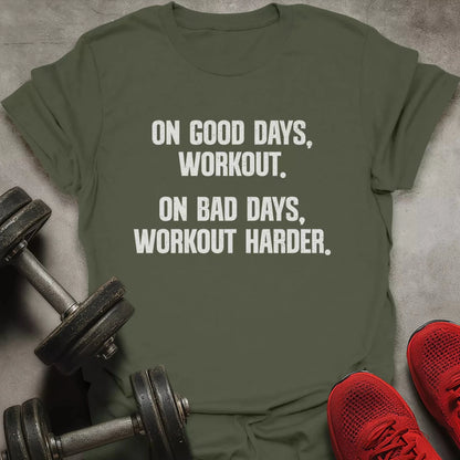 Workout Harder T-Shirt - AstraLifts