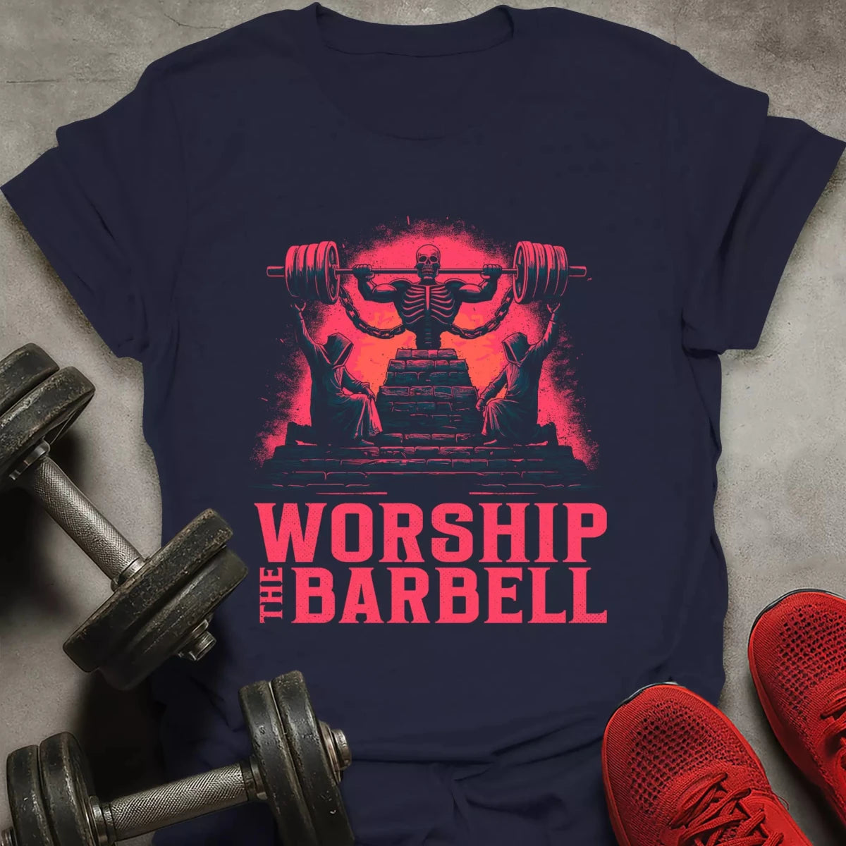 Worship The Barbell T-Shirt - AstraLifts