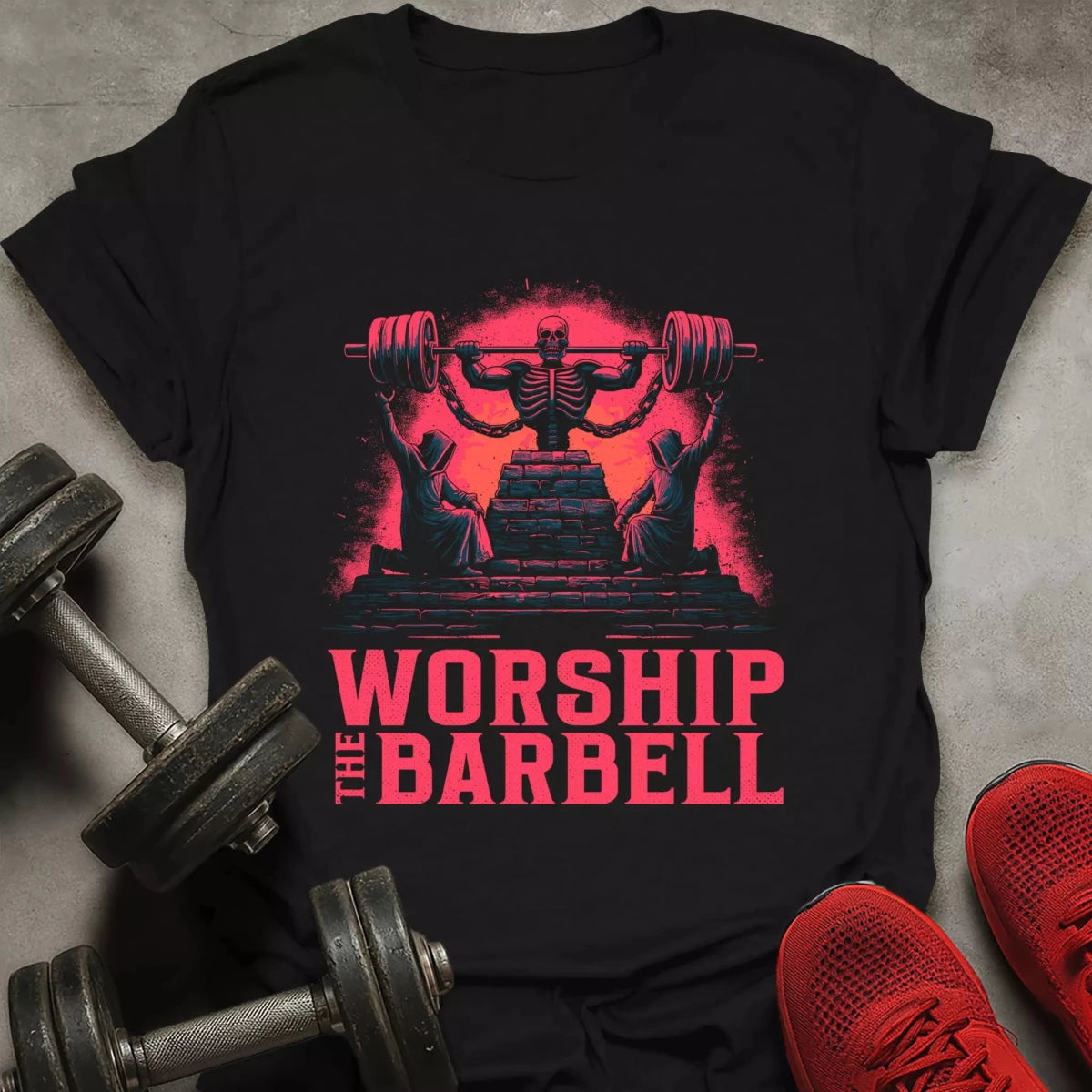 Worship The Barbell T-Shirt - AstraLifts